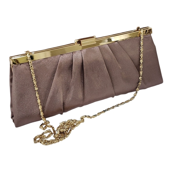 Clutch Bags Elegant Black Multicolor with Gold Detail Bundle Of Six - Picture 15 of 17